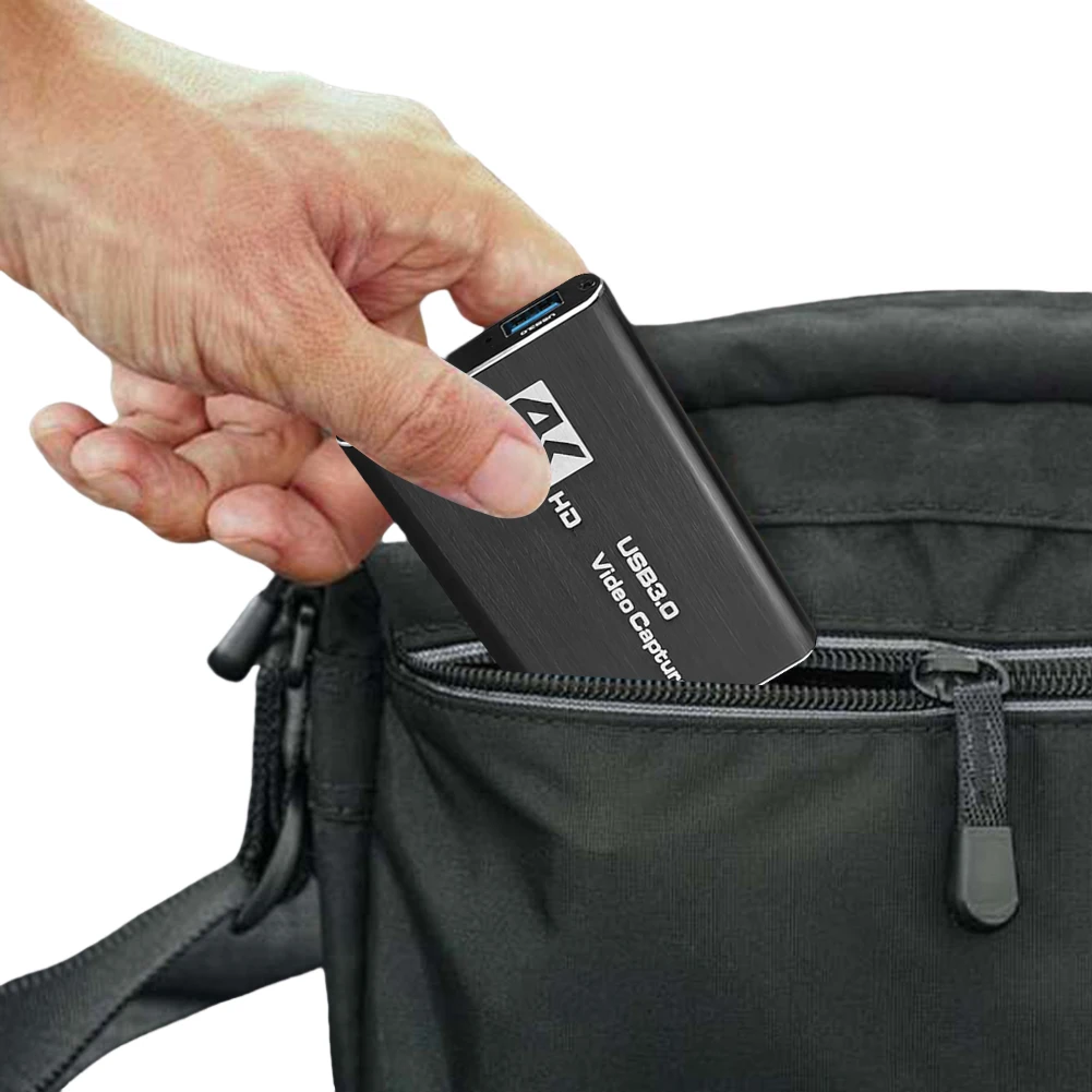 4K HDMI-متوافق USB 3.0 HD مسجل المنتزع 1080P 60FPS HDTV كاميرا صندوق تسجيل 60 هرتز ل OBS التقاط لعبة الصوت هيئة التصنيع العسكري المباشر