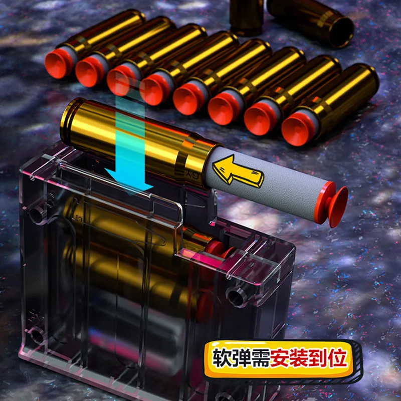 AWM Shell Throwing Soft Bullet Gun Simulation Super Large M24 Boy Can Fire 98k Sniper Rifle Children's Toy Gun - view 4