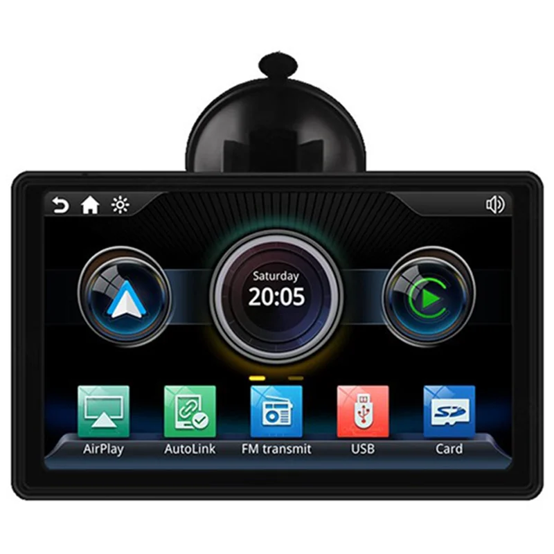 7Inch Universal Car Smart Radio Touch Screen Multimedia Player Wireless Bluetooth Carplay Portable Suspension Player