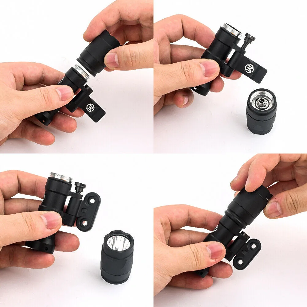 Tactical SF Surefir M300 M600 Helmet Light Mount with M300V M640C M300B M300C M600B Flashlight Hunting Accessories