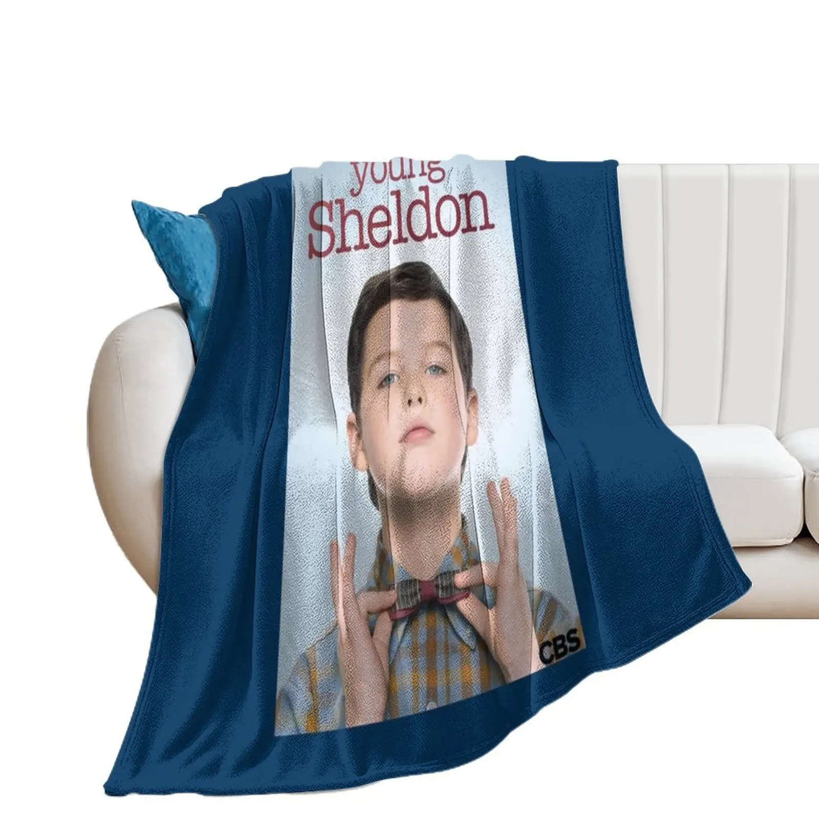 Young Sheldon Throw Blanket Multi-Purpose Moving christmas gifts Decoratives Blankets