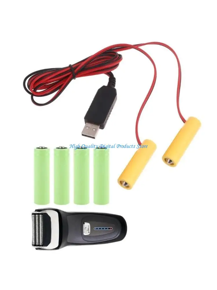 

U2JE USB to Two 2xAA Battery Elimination Cable 4.5V Continuous Power Solution