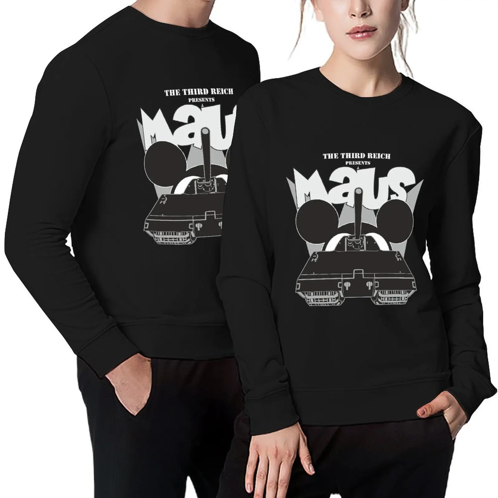 

The third reich presents MAUS ! Pullover mens clothing anime clothes men's autumn clothes blouse hooded sweatshirts