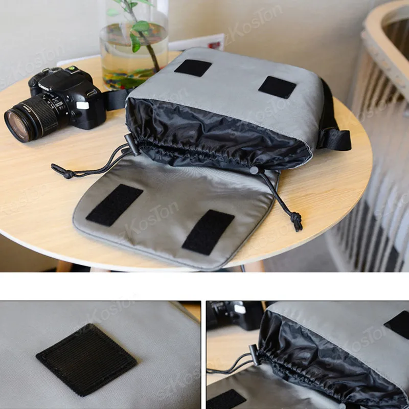 حقيبة رافعة عالمية حقيبة مضادة للماء حقيبة كاميرا للسفر في الهواء الطلق لـ DSLR حقيبة تخزين الكتف لكانون/نيكون/سوني/فوجي
