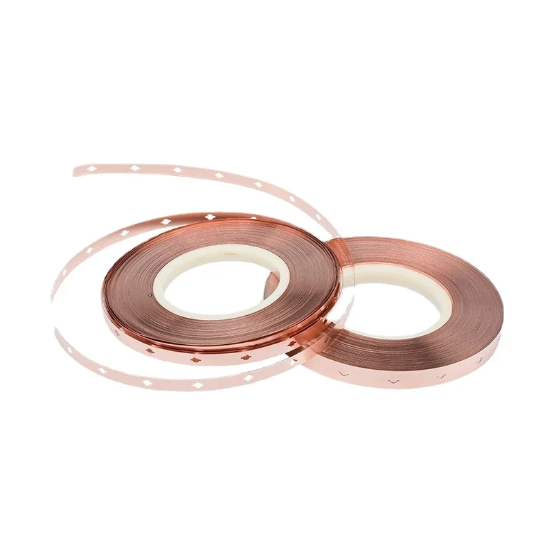 5M 1P Copper Strip 0.2mm Thickness 32650 Lifepo4 Battery Purple Copper Strip Connection Copper Punching Copper Connecting Piece