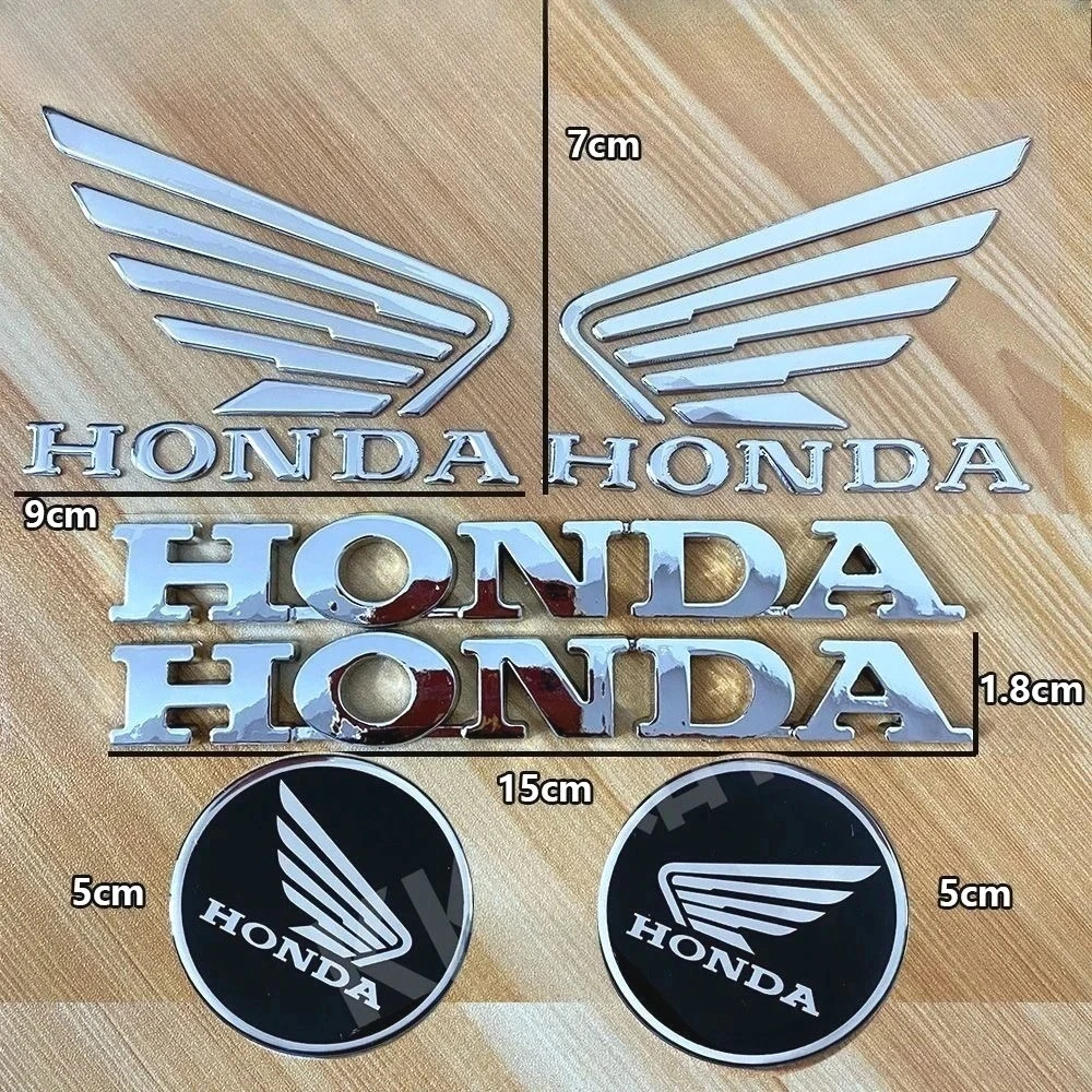 ホンダ 3D オートバイ修正されたステッカー円形ラベル電気メッキ文字防水オートバイ装飾アクセサリー Cb650r