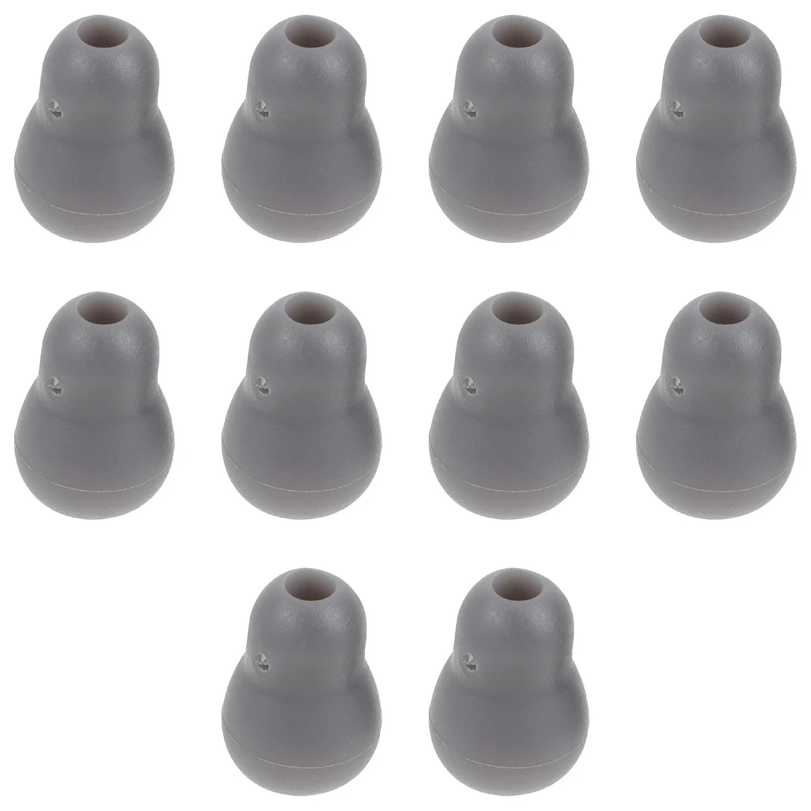 10pcs Stethoscope Earplugs Gourd Soft Accessories Universal Earbud Pvc Lightweight Sound Delivery Quality Inspection Stethoscope