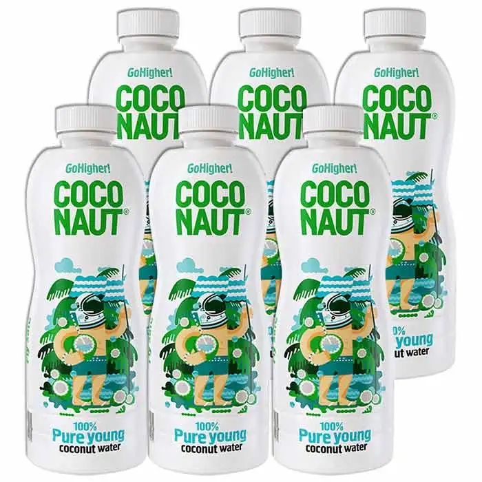 6x Coconut COCONAUT water from young coconut 1000ml