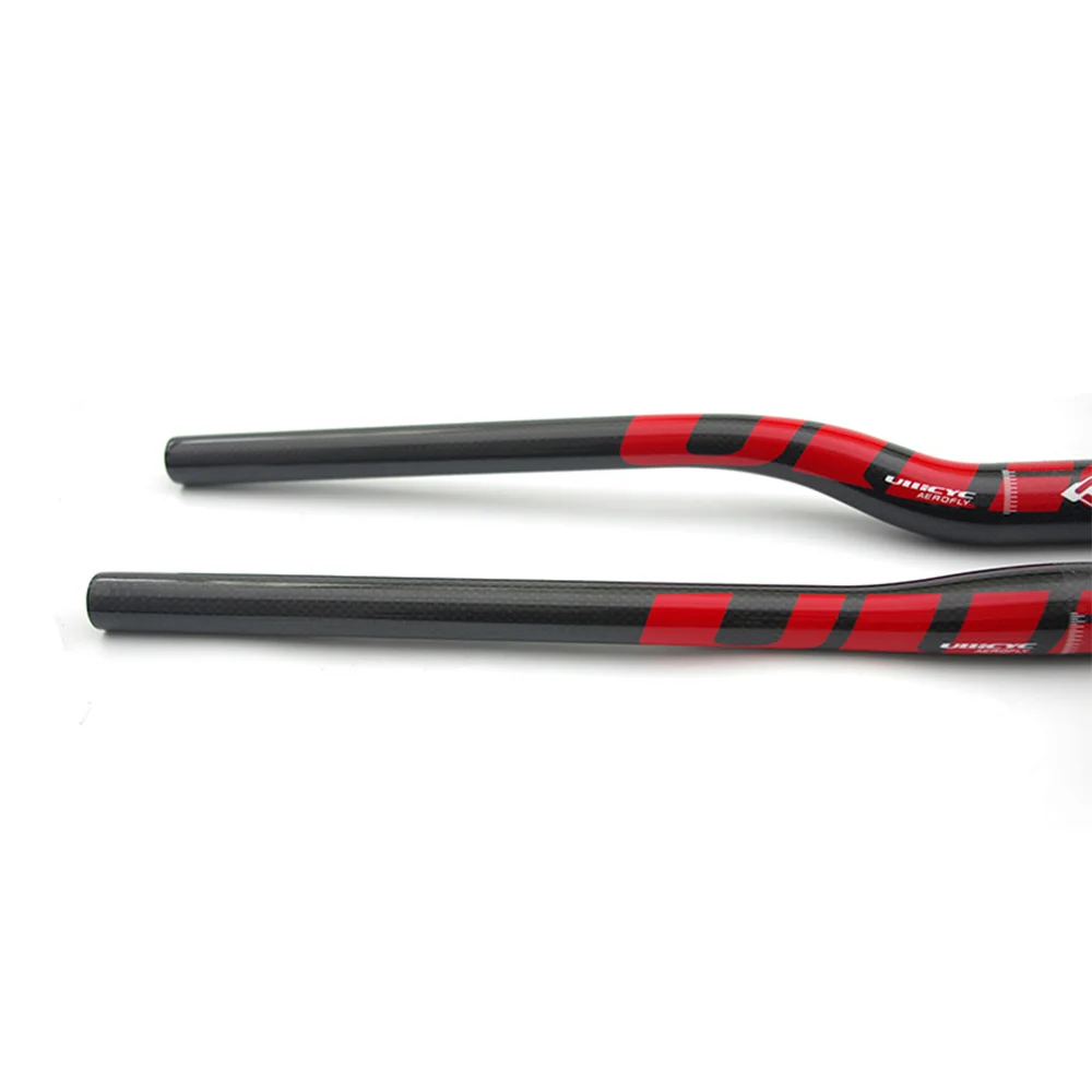 Kierownica rowerowa z włókna węglowego, w kształcie jaskółki, 31.8*720/740MM uchwyt rowerowy MTB, górska droga rowerowa kierownica — zdjęcie 7