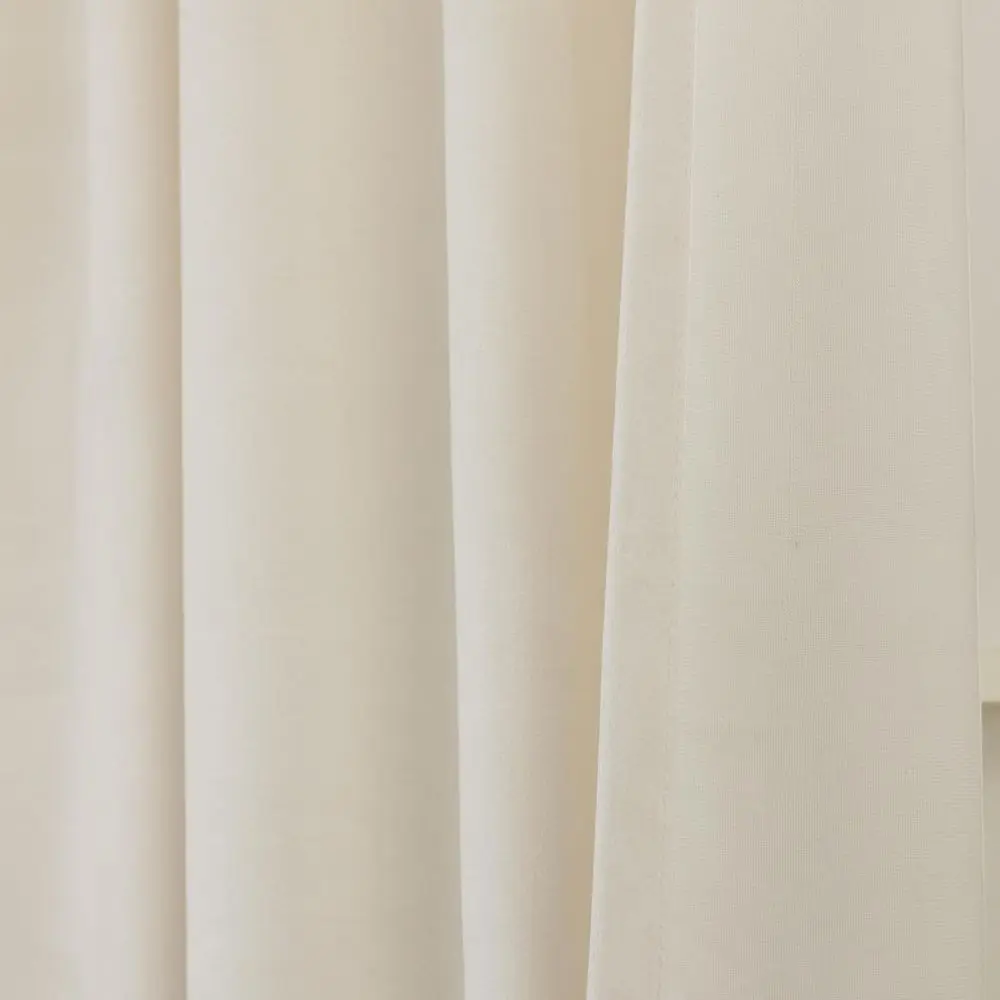 10 Fuß hohe Decken-Samtvorhänge mit Haken, 70 % Verdunkelung, cremefarbenes Elfenbein, 2-teiliges Set für Wohnzimmer/Schlafzimmer