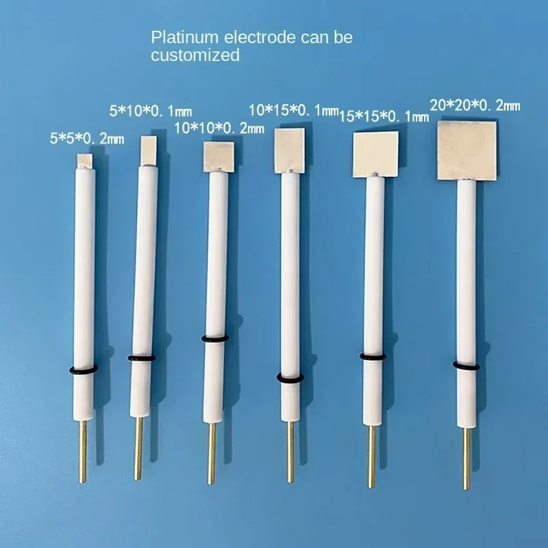 Tailkuke Pt Electrode 10*10*0.1mm Pt Plate Electrode Purity 99,99 Pt Electrode dla asystenta