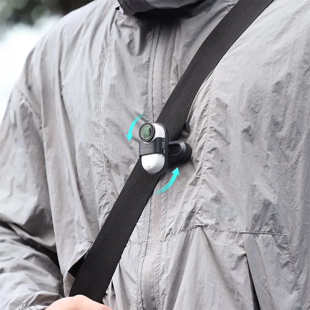 Крепление для спортивной камеры, зажим для камеры на 360 градусов, держатель для крышки камеры для Insta360 GO 3S/GO 3, аксессуары для спортивной камеры