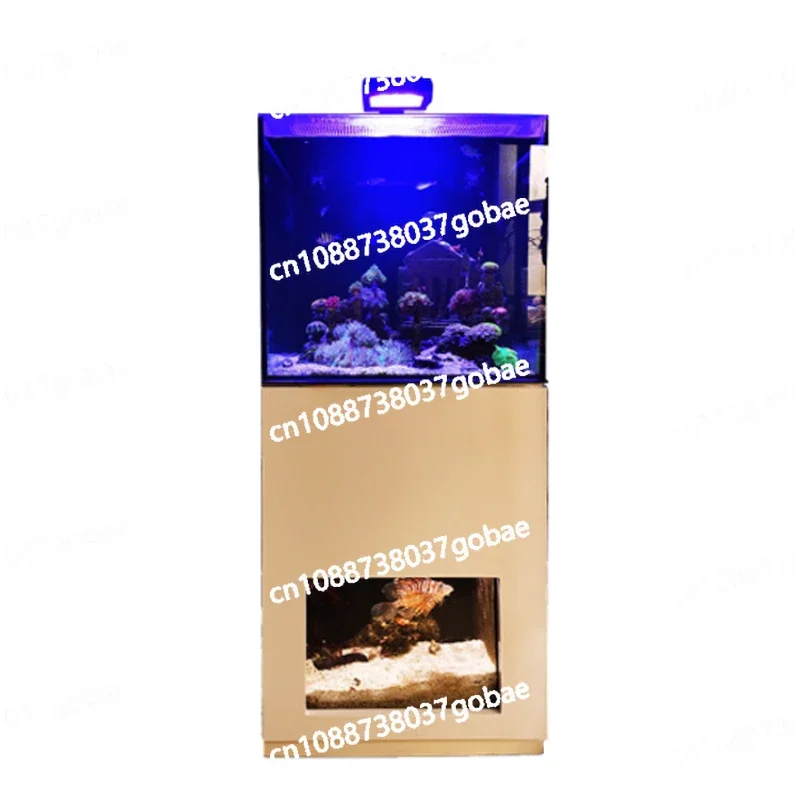 LMM Double Bottom Filter 80 Three Talent 120 Taiji Sea Tank Multi-Viewing Area Fish Tank Sea Tank