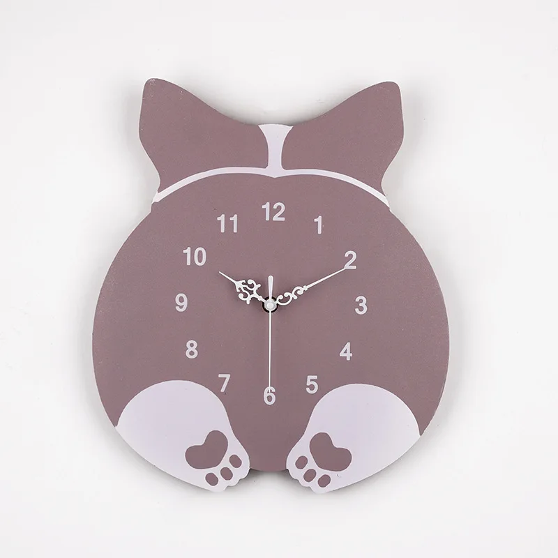 Cute Cartoon Alien Wall Hanging Clock Strawberry Rabbit Little Bear Wall Clock