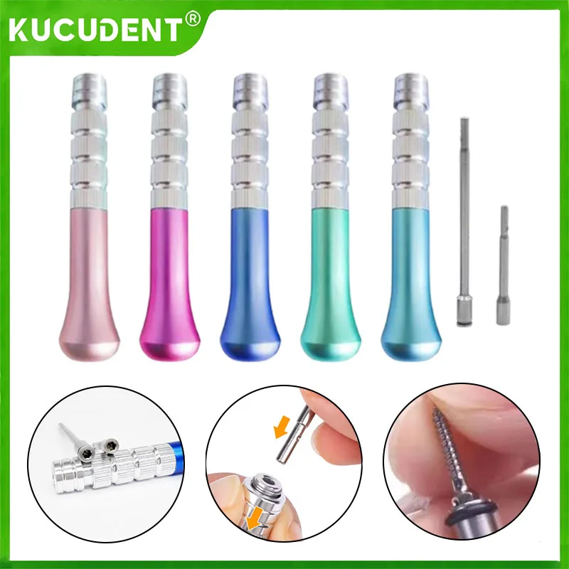 

Dental Orthodontic Mini Implant Micro Screws Titanium Alloy Implant Screwdriver Self-Drilling Handle Wrench Dentist Lab Tools