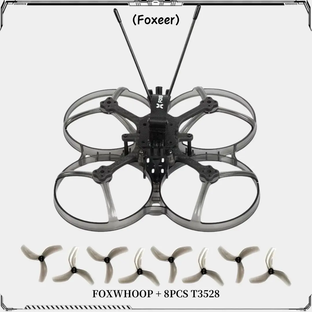 Foxeer Foxwhoop 35 142mm 3.5inch T700 Carbon Fiber Unbreakable Cinewhoop Frame For FPV Mini Freestyle Drones Vista HD Analog