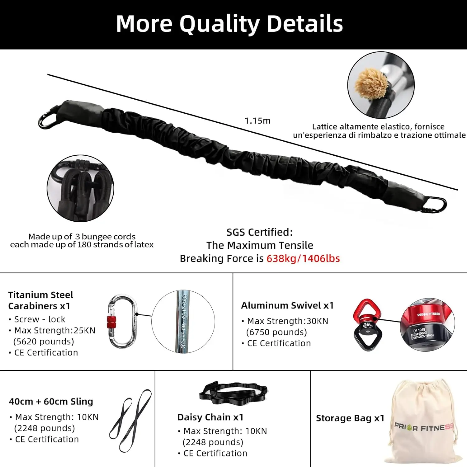 GYM Bungee Fitness Set Yoga Bungee Cord Rope Resistance Air Dance Rope Exercise Fitness Home Gym Professional Aerial Yoga Cord