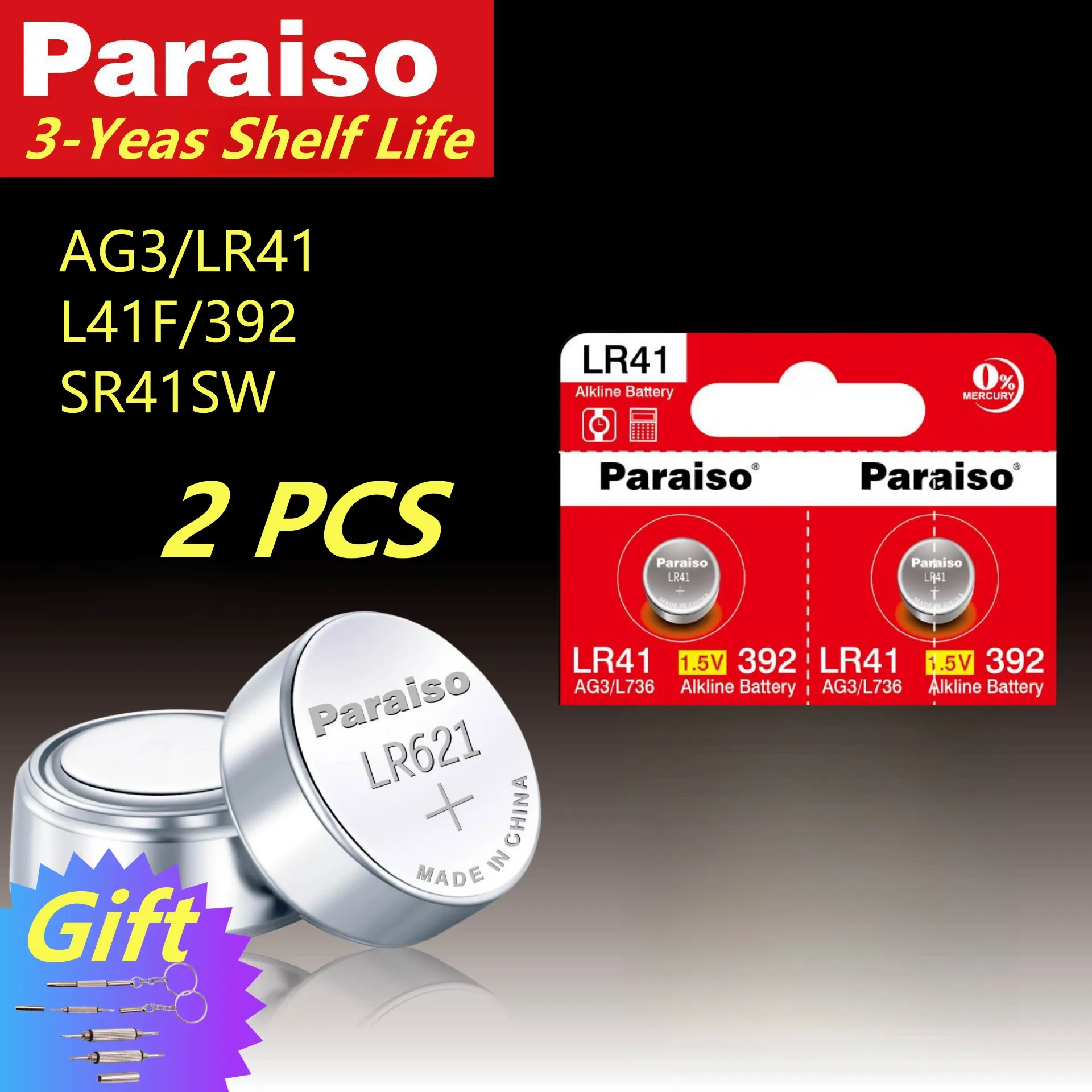 2-10pcs AG3 Button cell Battery LR41 SR736 392 384 1.5V coin batteries for toys remote watch batteries