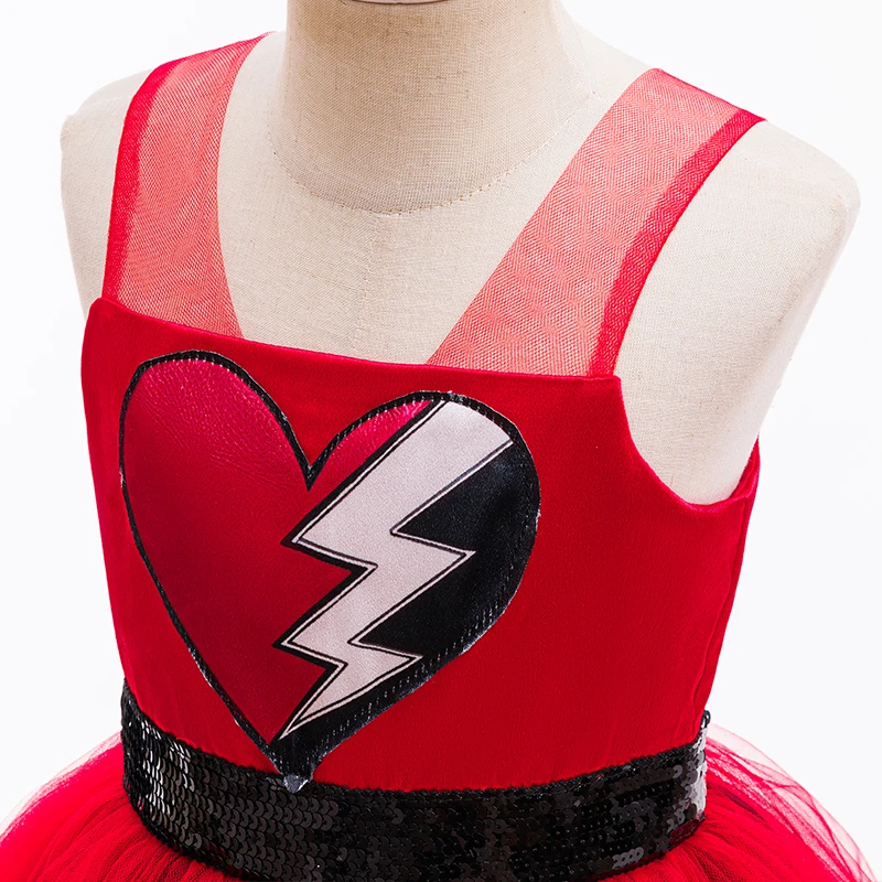 2026 Kinder Karneval Geburtstagsparty Kleidung Mädchen Königin Erbin Böse Märchenfigur Halloween Kostüm Mädchen Erbin Schwestern Top + Rock – Detail 39