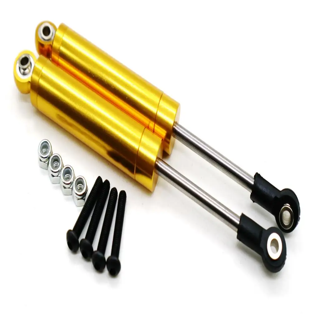 2pcs 1/10 Front Rear Shock Absorber Aluminum Alloy Wear-resistant Rc Front Rear Shock Absorber For AXIAL SCX10 RC Car Part