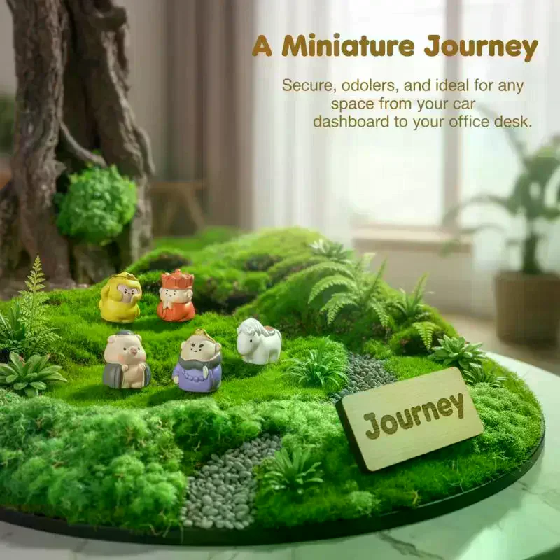 Journey To The West Style Car Ornament for Office Desk and Workstation