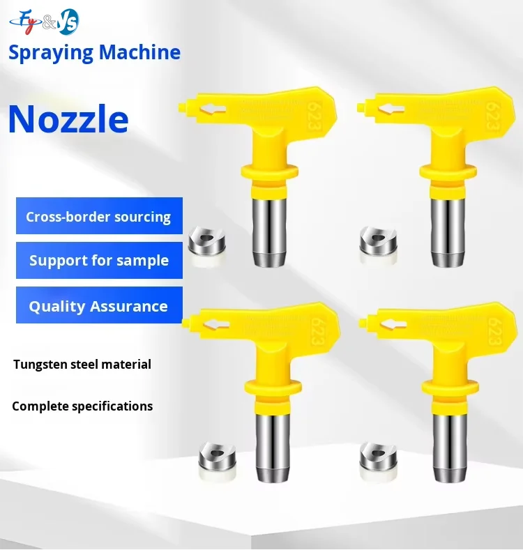 Airless Spray Nozzles Reversible Spray Tip Airless Paint Spray Guns and Airless Sprayer Machine Wear-resistant 215 321 423 517