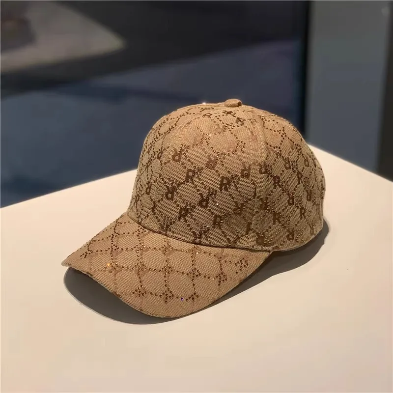 Casquette de baseball avec lettres en biscuits, tendance décontractée, chapeau de soleil de rue, crème solaire, cent avec langue de canard,