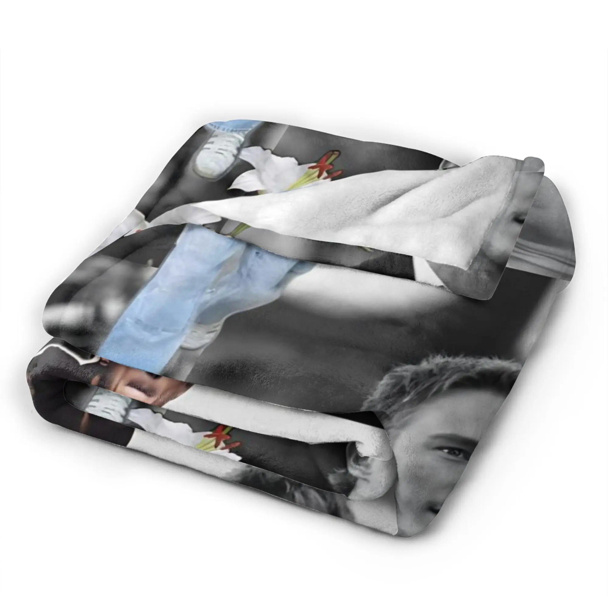 Drew Starkey Plush Blankets Kids  Flannel Throw Blanket For Couch Chair Warm Design Quality Bedspread Gift