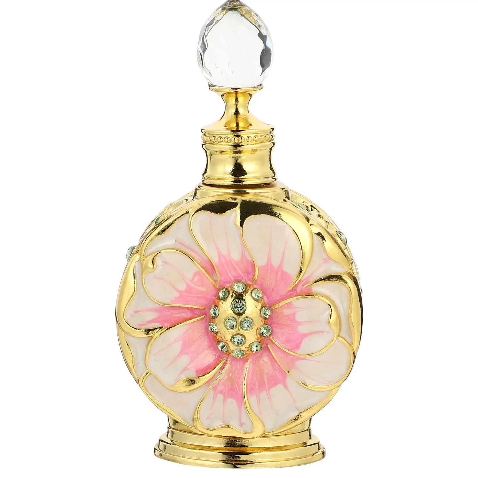 Bottiglia vuota durevole per dispenser di bottiglie di stoccaggio da viaggio con contenitore essenziale a tenuta stagna per profumo in vetro creativo chic da 12 ml