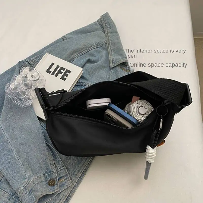 New Fashion Crossbody Simple Wide Strap Design Single Shoulder Original Style Commuting Dumpling Women Bag - view 5