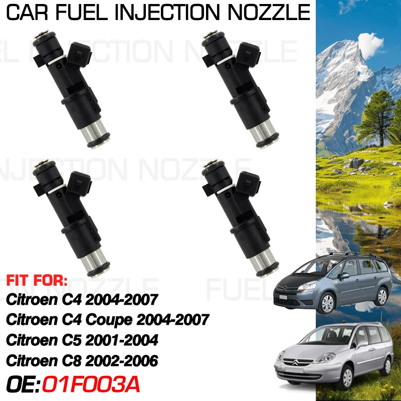 for Citroen C4 Citroen C4 Coupe 2004-2007 Citroen C5 2001-2004 Citroen C8 2002-2006 Car Fuel Injectors Nozzle Injection 01F003A