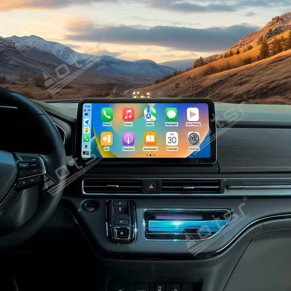 Para Honda New Odyssey 2015-2023 Radio de coche con pantalla HD de 12,3 "con CarPlay, Android Auto, sistema de información Multimedia GPS Navi