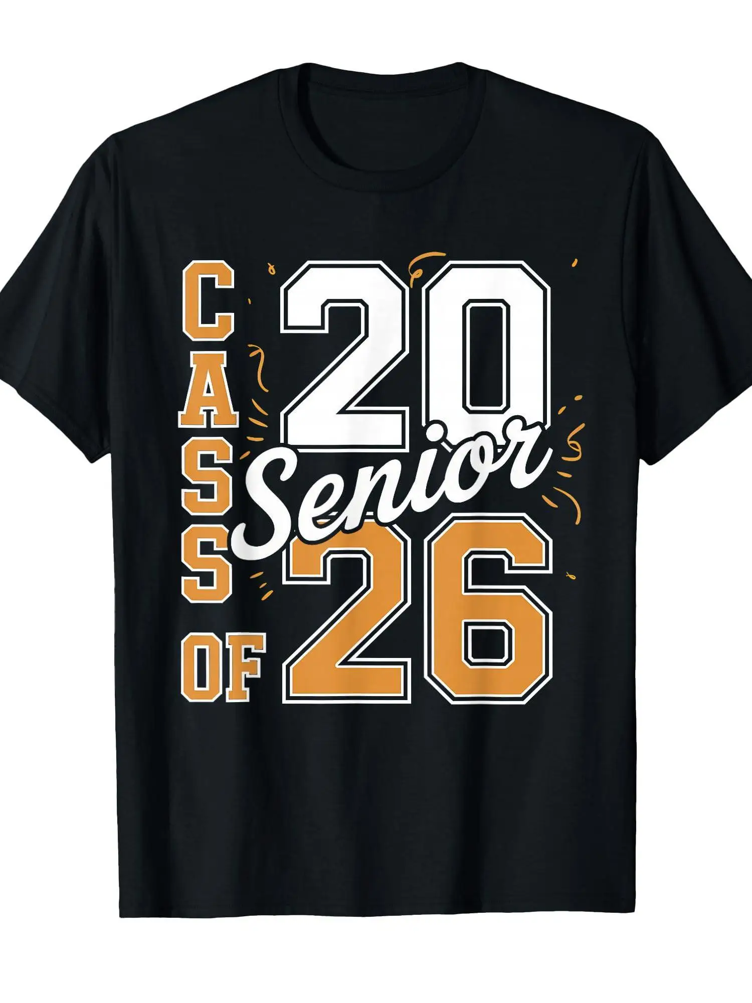 2026 Graduation Commemorative T-shirt - Retro Graduation Design 100% Cotton 180 Gram Weight