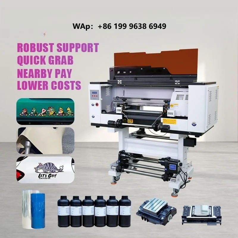 Yinghe High Speed Digital A3 Size UV DTF XP600 3 Printheads Printer UV Transfer Film UV Inkjet Printer Machine