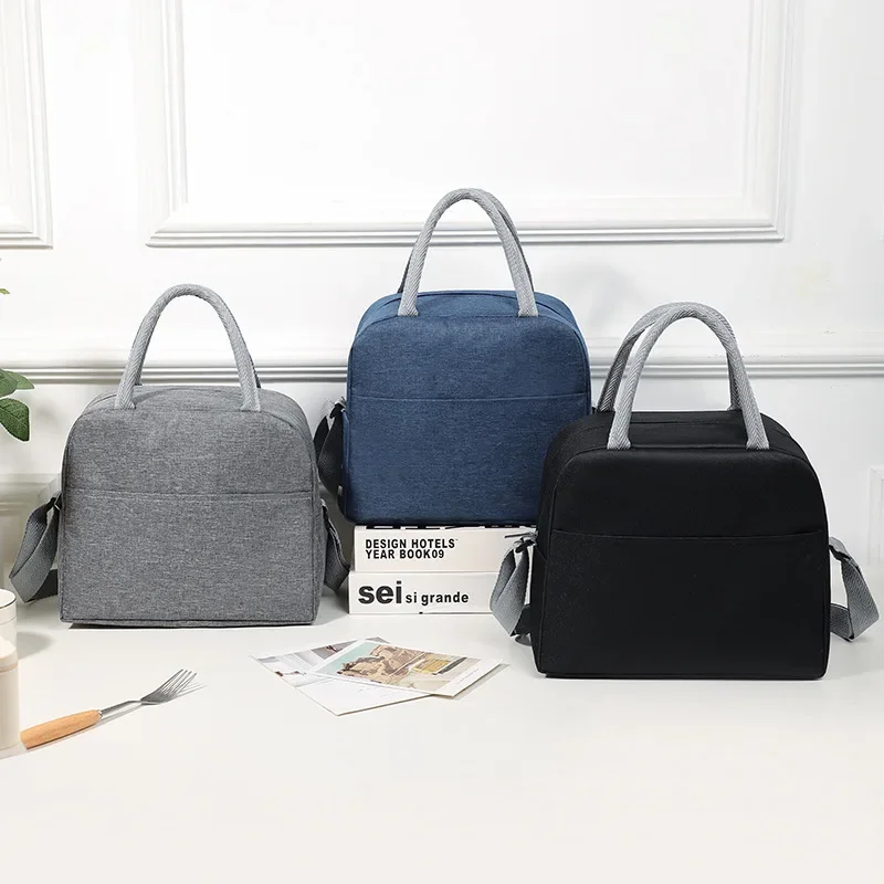 

Thermal Insulation Bag Portable Large-capacity Lunch Box Bag Crossbody Thermal Insulation Bag Bring A Meal To School Picnic Bag