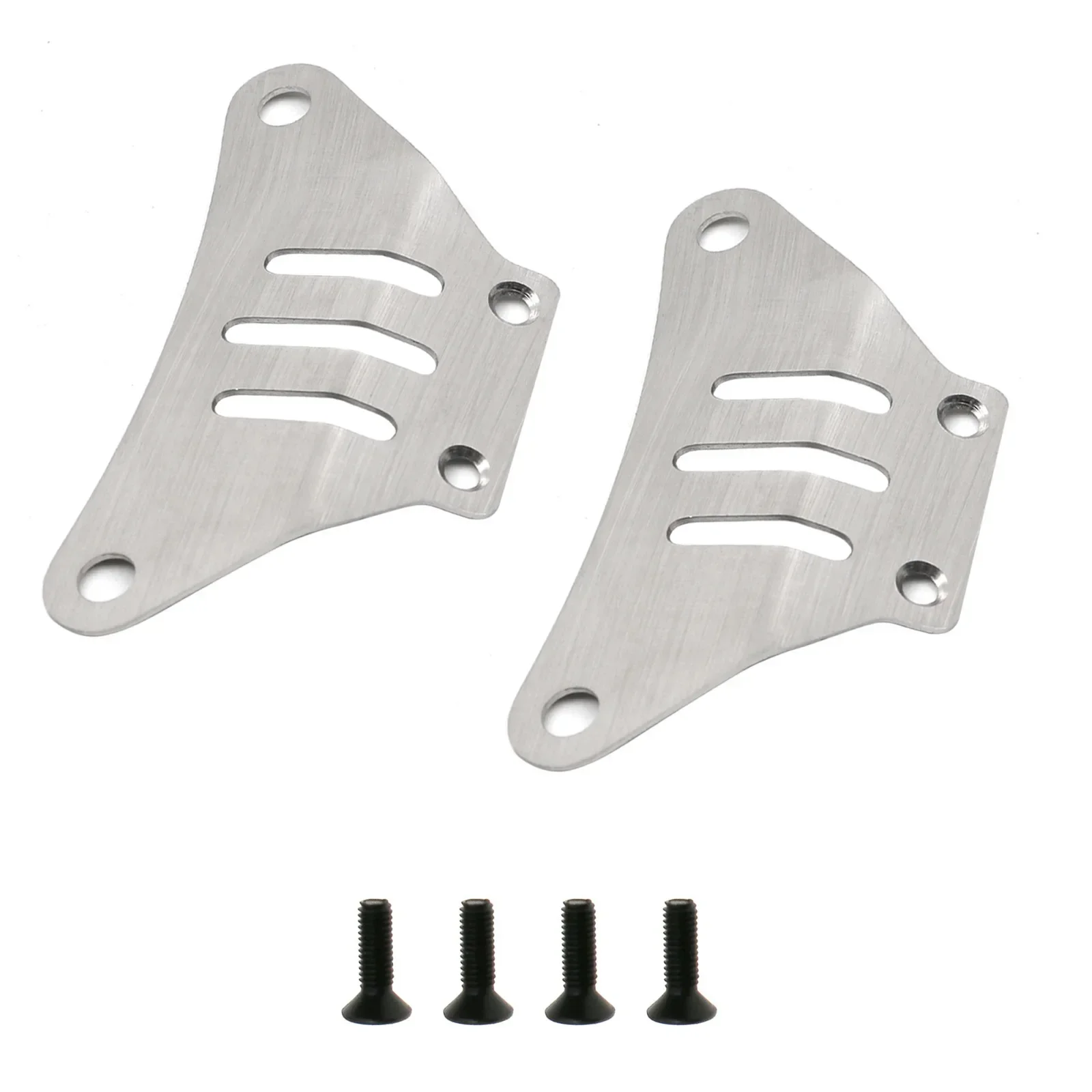 TAMIYA TT02 Stainless Steel Chassis Armor Front Rear Protection Anti-skid Plate For 1/10 RC Car Tmiya TT-02