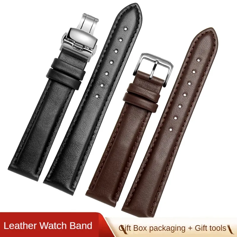 

Substitute EFS-S510 EFV-540 EFR-303 MTP1375 Series Straight Interface Cowhide Watch Strap 14/16/18/19/20/21/22/23/24mm