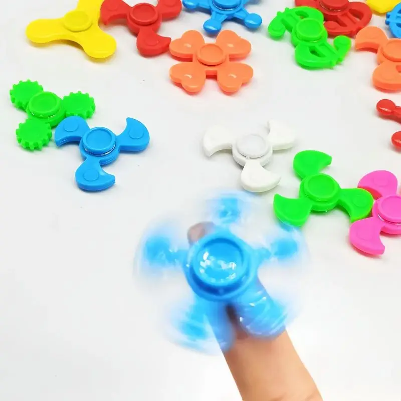 5/20pcs mini fingertip gyro rotator color spinning children's party toys spinning gyro decompression gift suitable for children