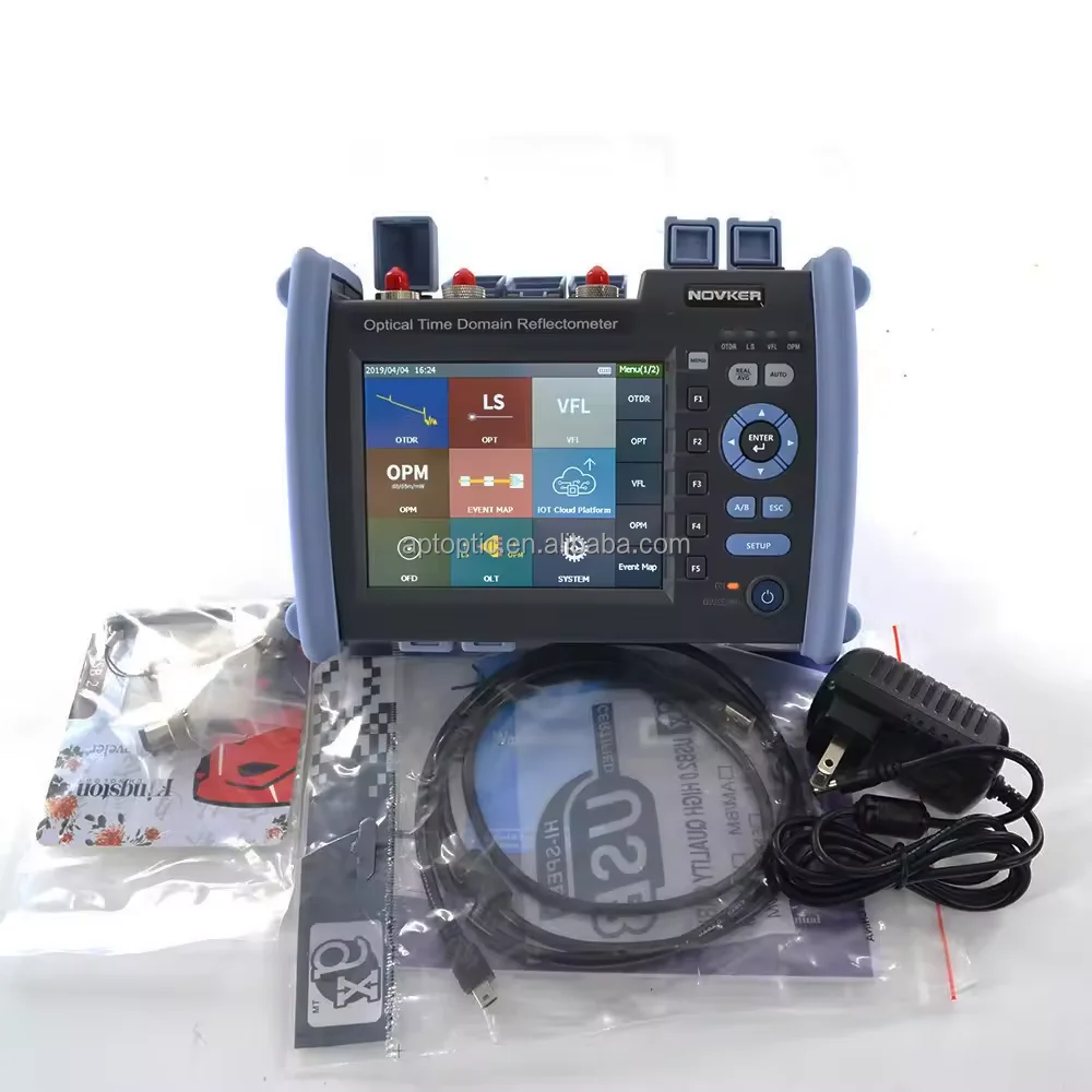 Fiber Optic Mini OTDR NK6000 SM 1310nm 1550nm 26/24dB Fiber Optic Reflectometer OTDR