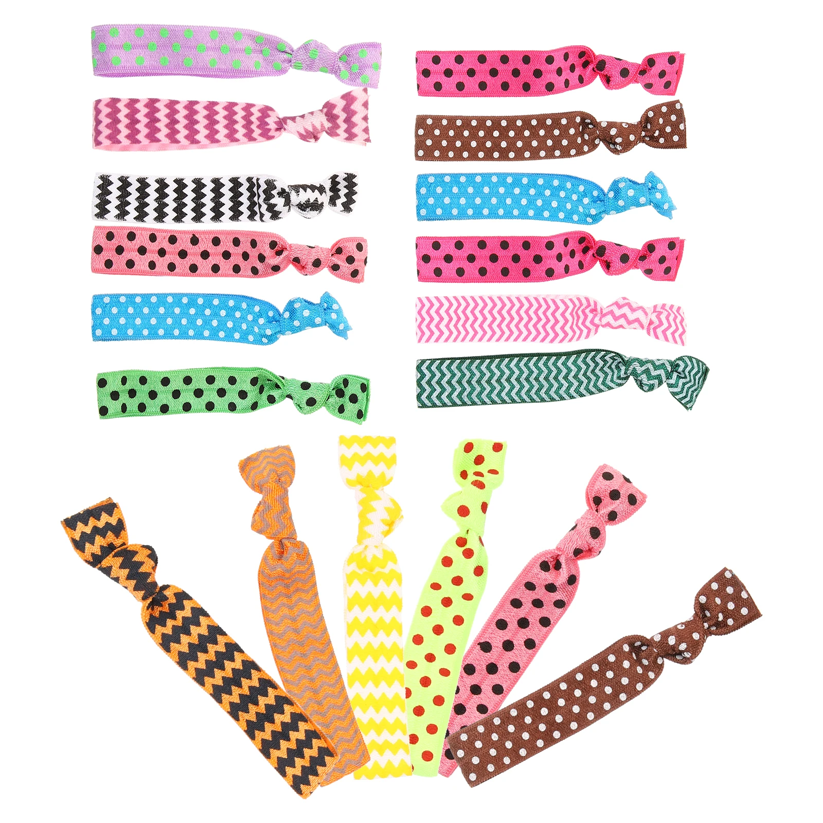 

20Pcs No Crease Hair Ties Bulk Elastic Ribbon Ponytail Holders for Sports Daily Use Women Girls Hair Ropes Ponytail Holders