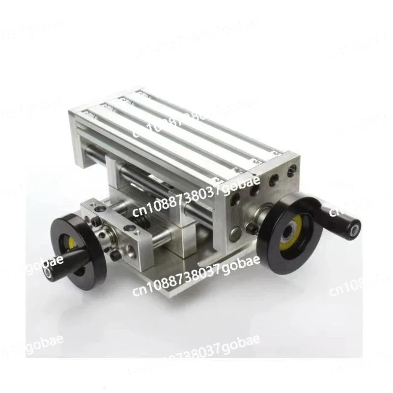 Mini High-Precision Multi-Function Workbench Bench Drill Milling Machine Cross Sliding Table Dovetail Carriage Micro Vise 20X8CM