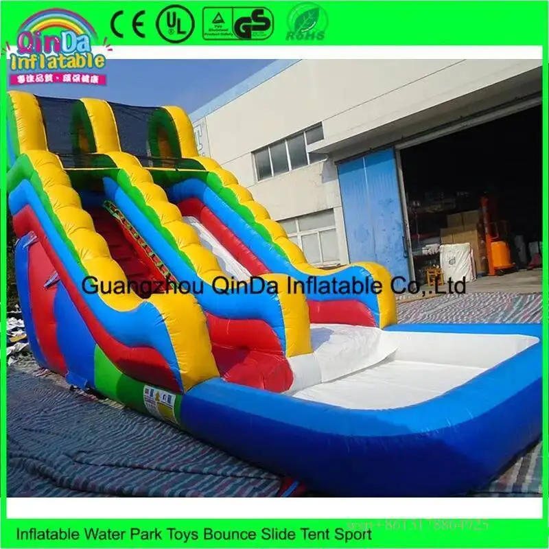 Scivolo gonfiabile per bambini a prezzi economici in fabbrica con piscina