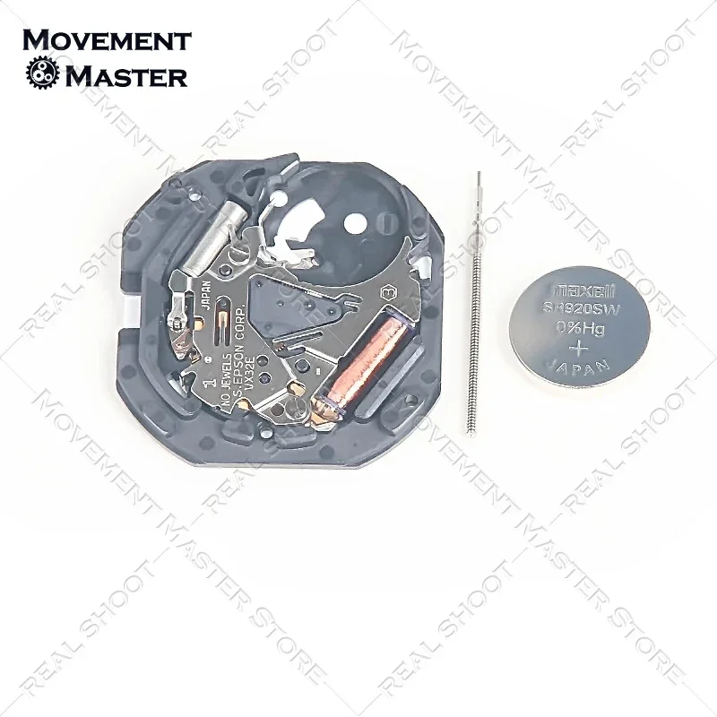 Japan VX32 Uhrwerke elektronische Quarz werke Datum bei Uhren teile VX32E Uhren reparatur werk Ersatzteile