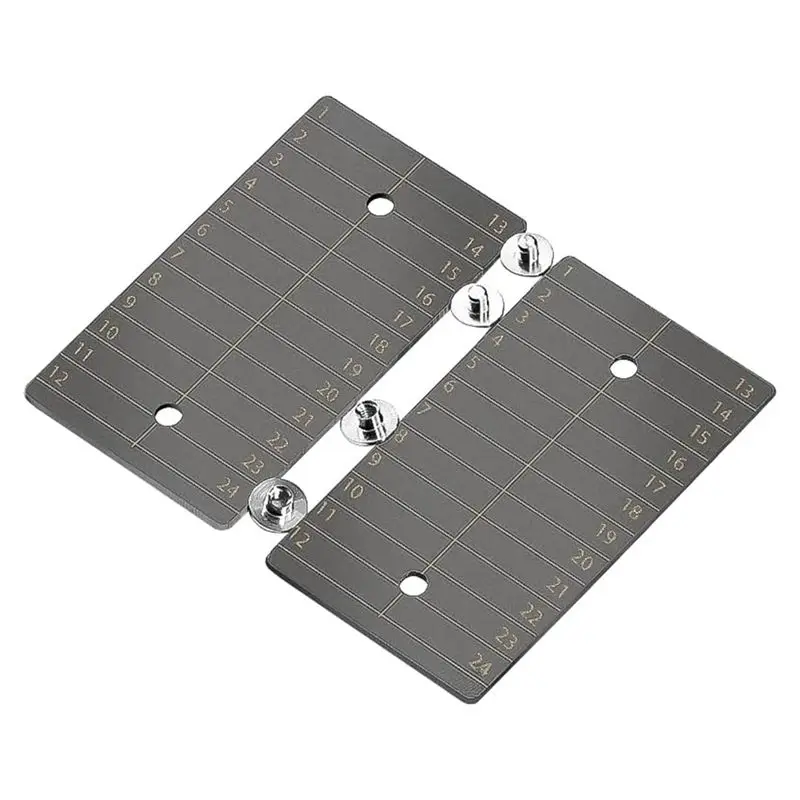 LXYB18B Fireproof, Corrosion-Resistant, Anodized 2Pcs For-For Crypto-Wallet Backup Bitcoin Plates 24-Word Recovery Phrase Storag