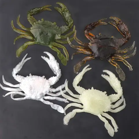 4pcs 13cm 인공 빛나는 낚시 생체 공학 게 미끼 미끼 3D 시뮬레이션 바다 부드러운 낚시 미끼 Best5 4pcs 13cm 인공 빛나는 낚시 생체 공학 게 미끼 미끼 3D 시뮬레이션 바다 부드러운 낚시 미끼 Best5