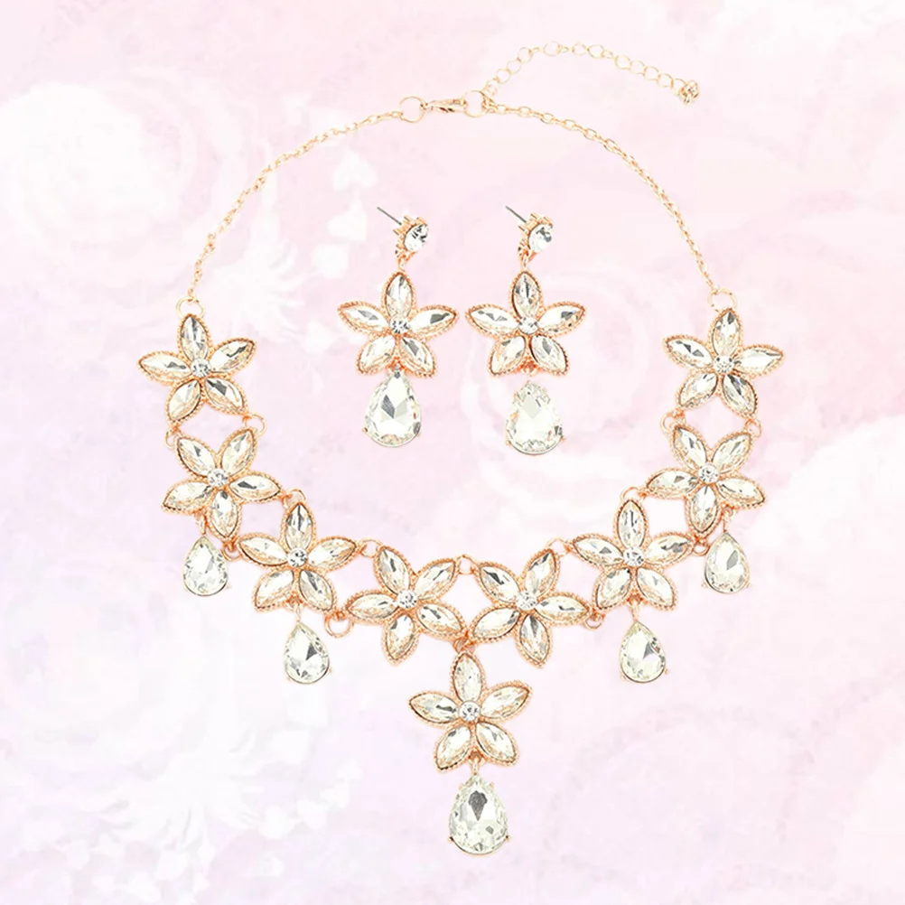 

Pentagram Pendant Necklace Fashionable Jewelry Set European and American Stylish