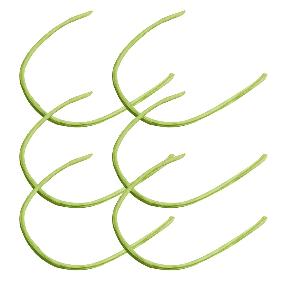 

6Pcs Artificial Kidney Bean Decoration PU Material Lifelike Home Kitchen Display Prop for Photo Shoot Restaurant Table Ornament