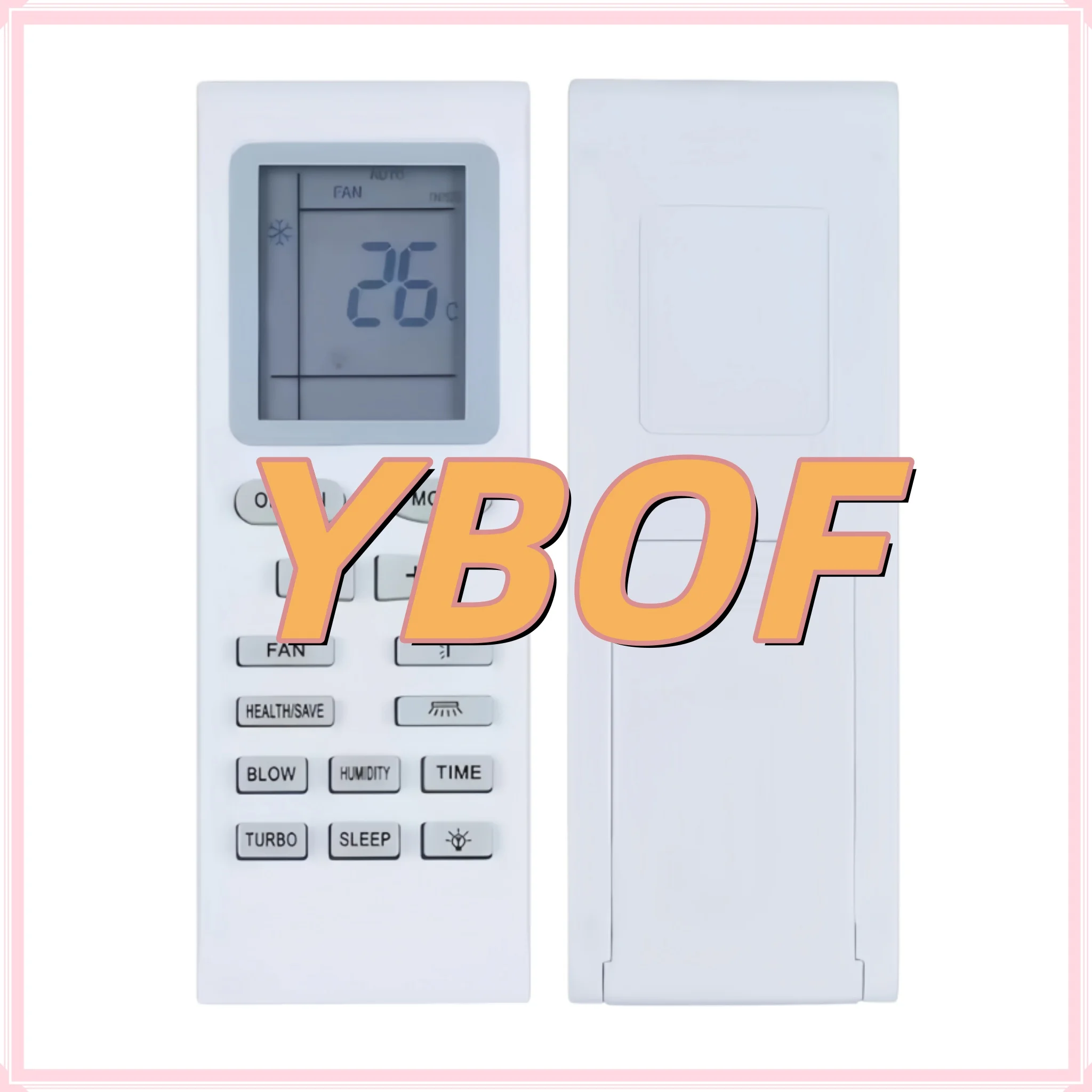Universal AC Remote Control Compatible with Gree Trane Electrolux Models YB0F YB1FA YB1F2 YB1F Air Conditioner Remote Controller