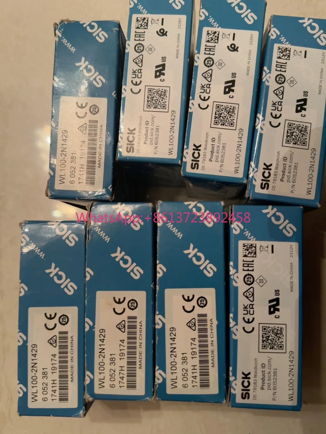 Germany SICK sensor WL100-2N1429 item number 6052381