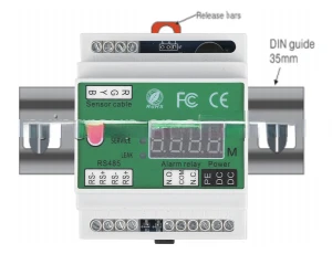 High Sensitive Locating Water Leak Alarm Controller For Data Center 4 Core Water Leak Sensor Cable Water Leakage Detector